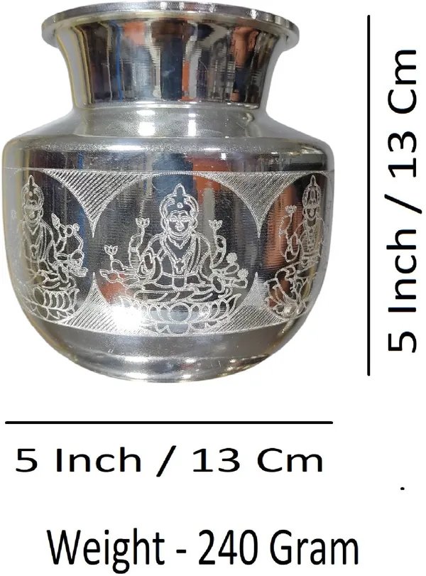 Silver_German_Silver_Premium_&_Elegant_Kalash_&_Pots