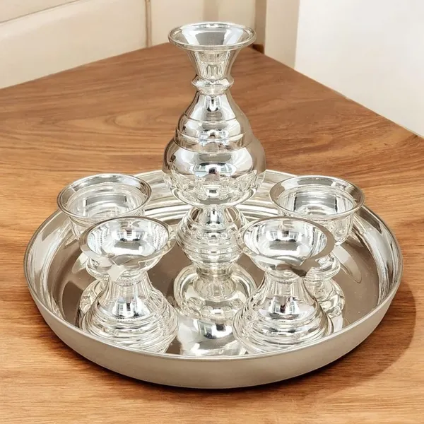 Silver_German_Silver_Premium_&_Elegant_Pooja_Thali_Set