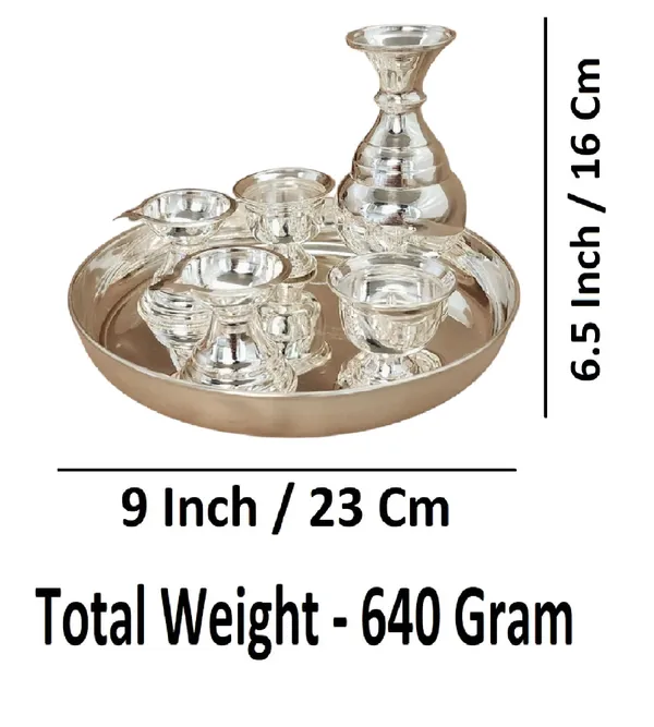 Silver_German_Silver_Premium_&_Elegant_Pooja_Thali_Set