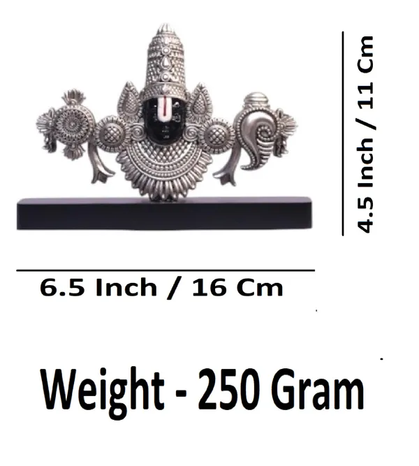 Silver_Metal_Premium_&_Elegant_Balaji_Face