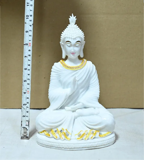 White_Marble_Premium_&_Elegant_Buddha_Idol