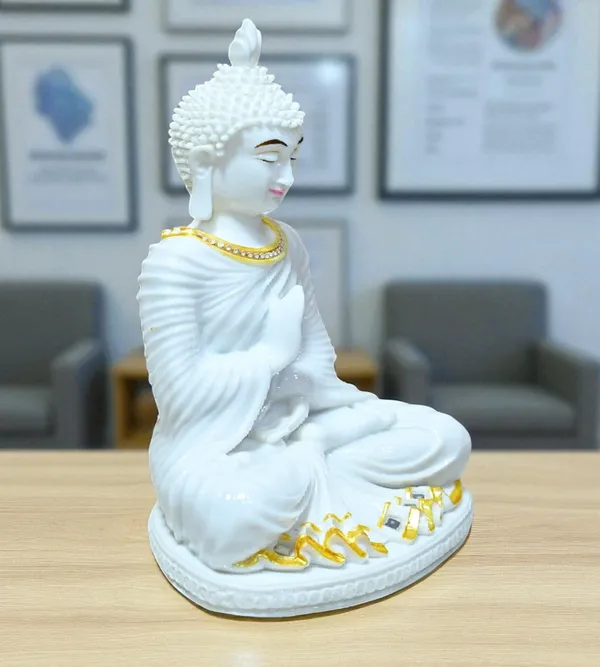 White_Marble_Premium_&_Elegant_Buddha_Idol