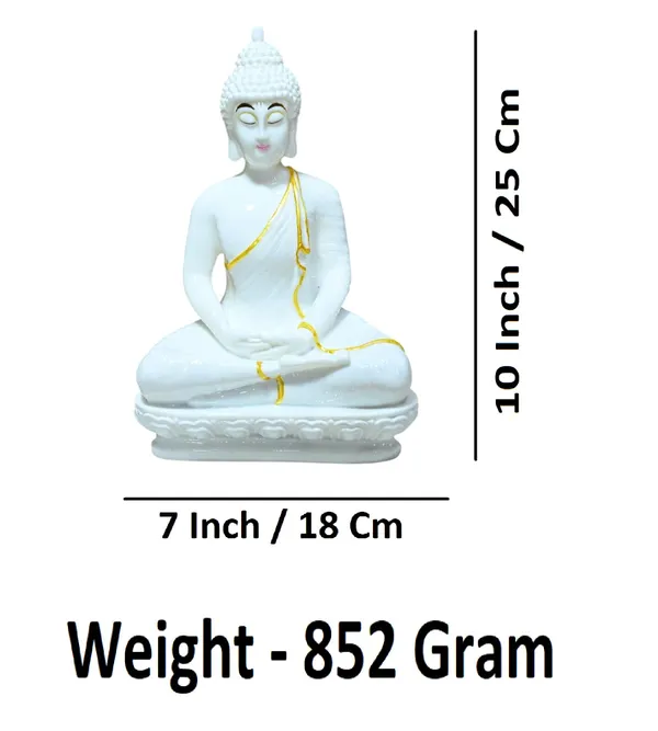 White_Marble_Premium_&_Elegant_Buddha_Idol