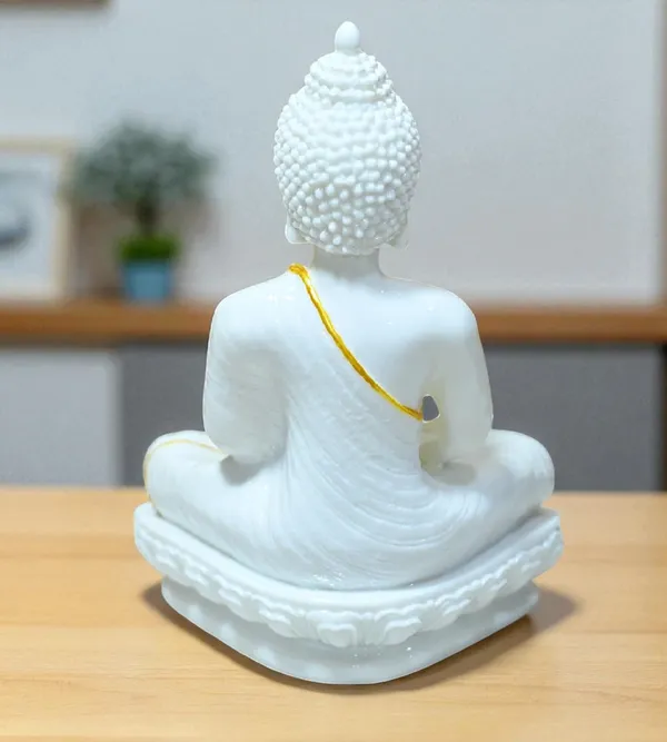 White_Marble_Premium_&_Elegant_Buddha_Idol