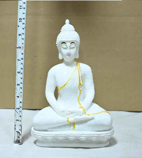 White_Marble_Premium_&_Elegant_Buddha_Idol