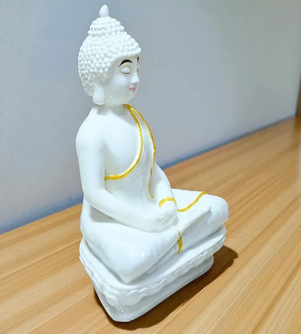 White_Marble_Premium_&_Elegant_Buddha_Idol
