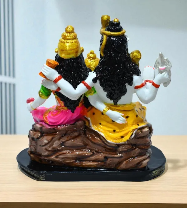 Multicolor_Marble_Premium_&_Elegant_Shiva_Family_Idol