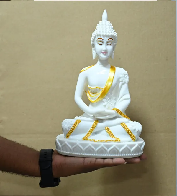 White_Marble_Premium_&_Elegant_Buddha_Idol