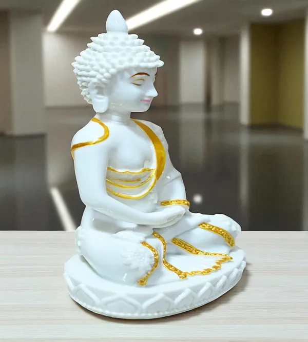 White_Marble_Premium_&_Elegant_Buddha_Idol