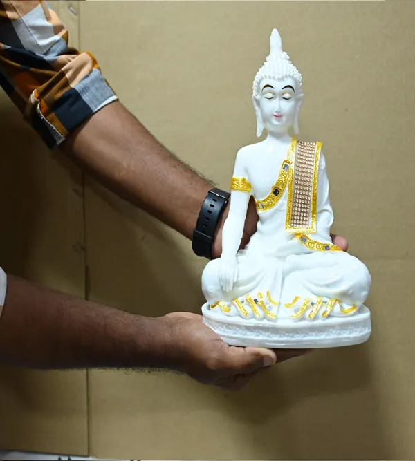White_Marble_Premium_&_Elegant_Buddha_Idol