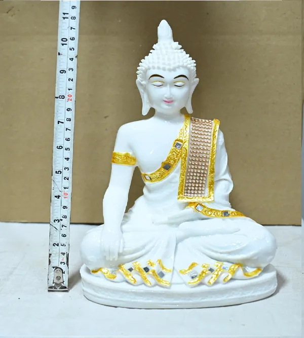 White_Marble_Premium_&_Elegant_Buddha_Idol