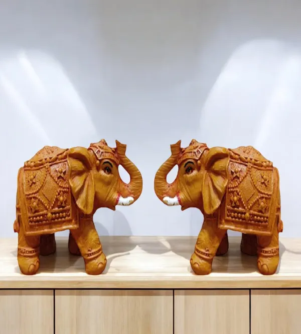 Orange_Polyresin_Premium_&_Elegant_Elephant