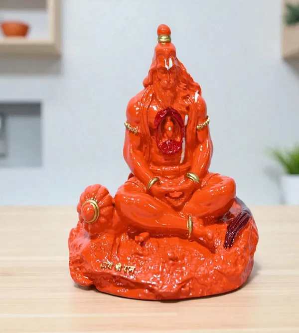 Orange_Marble_Premium_&_Elegant_Hanuman_Idol