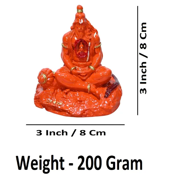 Orange_Marble_Premium_&_Elegant_Hanuman_Idol