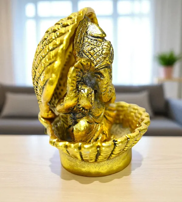 Gold_Metal_Premium_&_Elegant_Ganesha_Idol