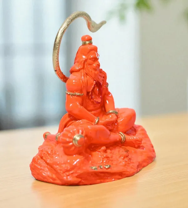 Orange_Marble_Premium_&_Elegant_Hanuman_Idol