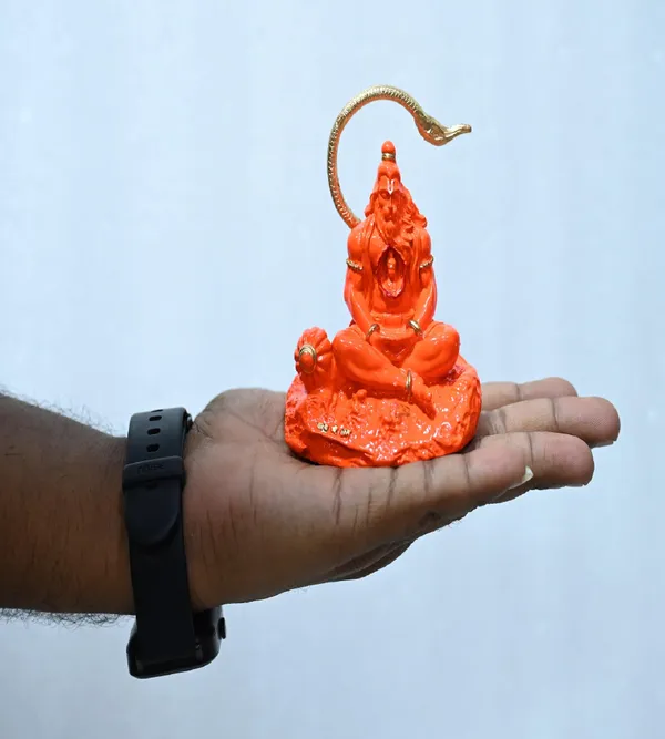 Orange_Marble_Premium_&_Elegant_Hanuman_Idol