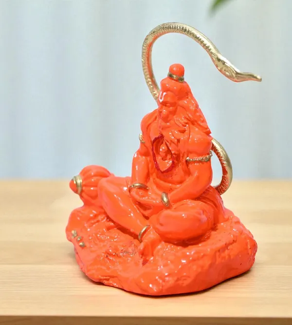 Orange_Marble_Premium_&_Elegant_Hanuman_Idol
