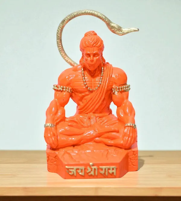 Orange_Marble_Premium_&_Elegant_Hanuman_Idol