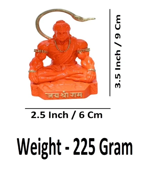 Orange_Marble_Premium_&_Elegant_Hanuman_Idol