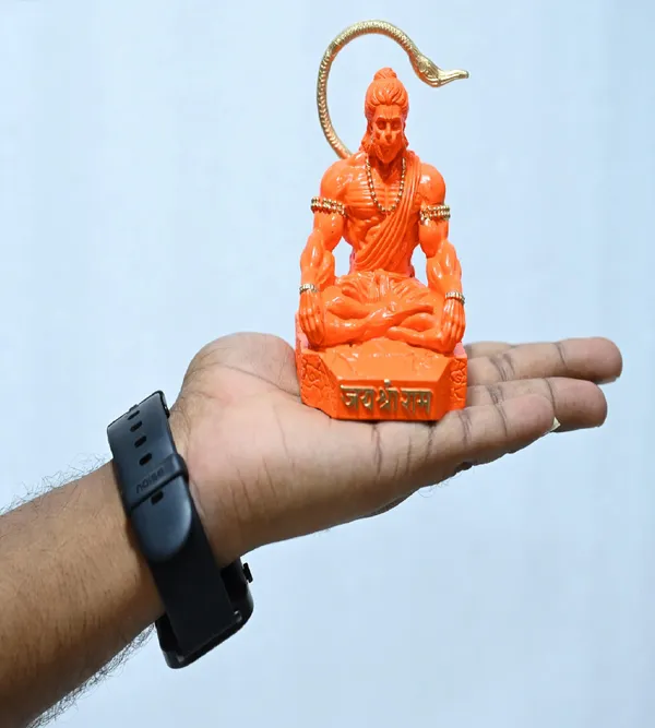 Orange_Marble_Premium_&_Elegant_Hanuman_Idol