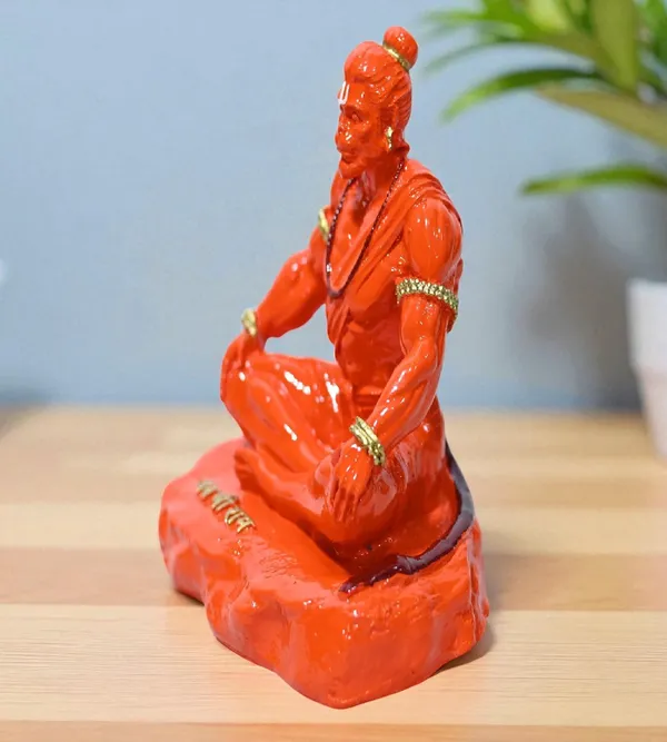 Orange_Marble_Premium_&_Elegant_Hanuman_Idol