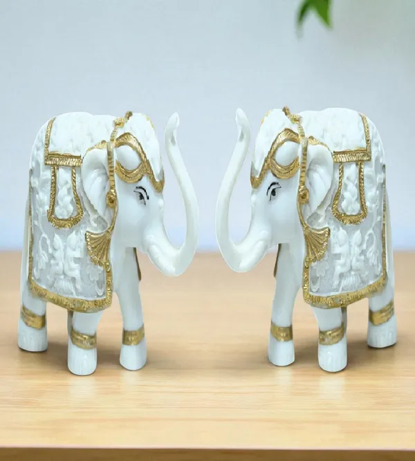 White_Marble_Premium_&_Elegant_Elephant