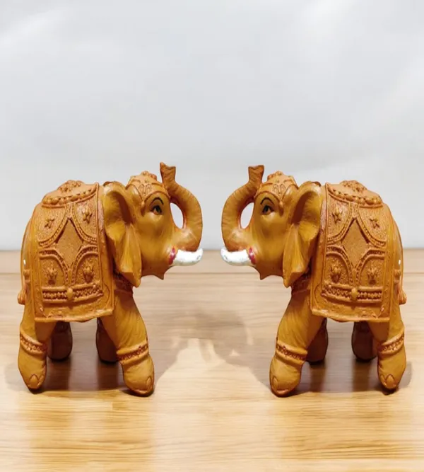 Orange_Polyresin_Premium_&_Elegant_Elephant