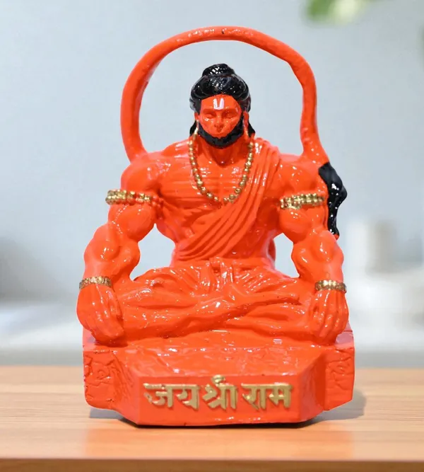 Orange_Marble_Premium_&_Elegant_Hanuman_Idol