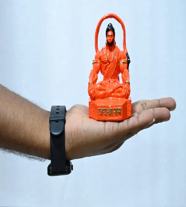 Orange_Marble_Premium_&_Elegant_Hanuman_Idol