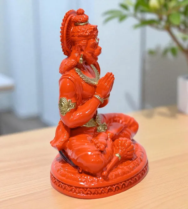 Orange_Marble_Premium_&_Elegant_Hanuman_Idol