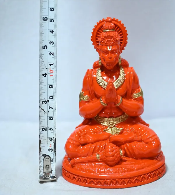 Orange_Marble_Premium_&_Elegant_Hanuman_Idol