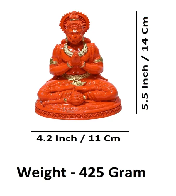 Orange_Marble_Premium_&_Elegant_Hanuman_Idol