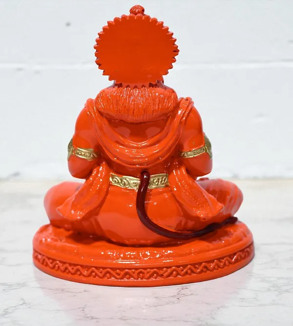 Orange_Marble_Premium_&_Elegant_Hanuman_Idol