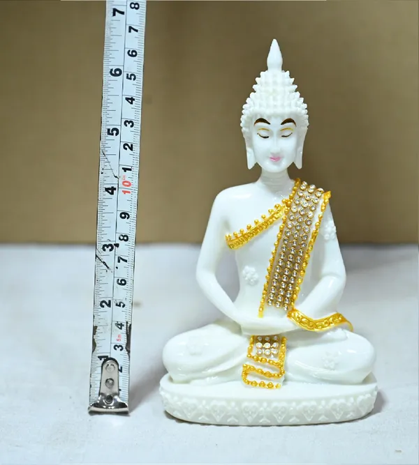 White_Marble_Premium_&_Elegant_Buddha_Idol