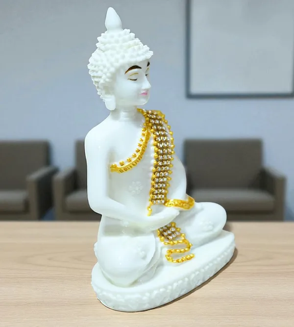 White_Marble_Premium_&_Elegant_Buddha_Idol