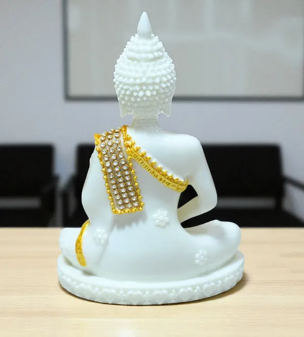 White_Marble_Premium_&_Elegant_Buddha_Idol