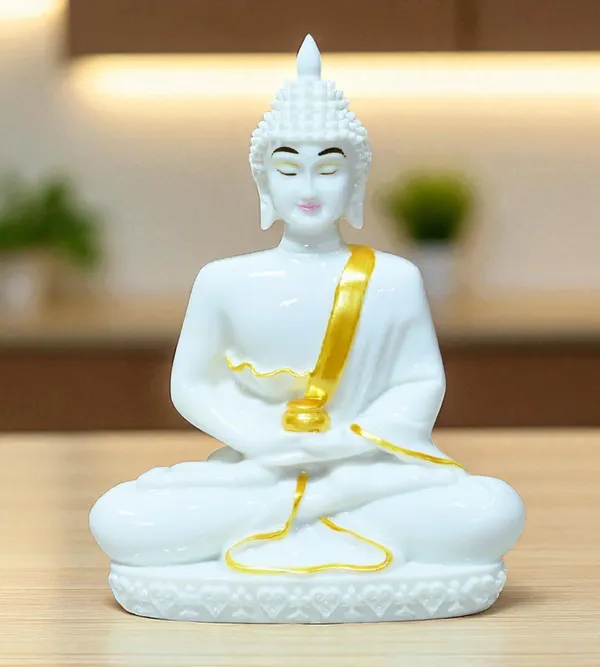 White_Marble_Premium_&_Elegant_Buddha_Idol