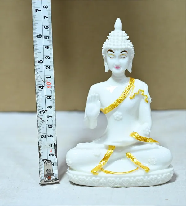 White_Marble_Premium_&_Elegant_Buddha_Idol