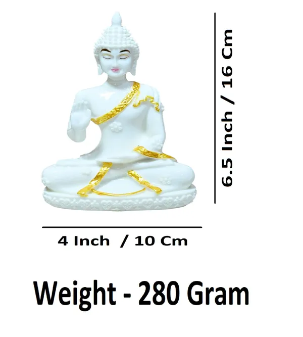 White_Marble_Premium_&_Elegant_Buddha_Idol