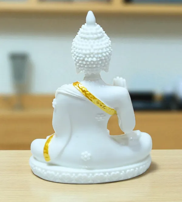 White_Marble_Premium_&_Elegant_Buddha_Idol