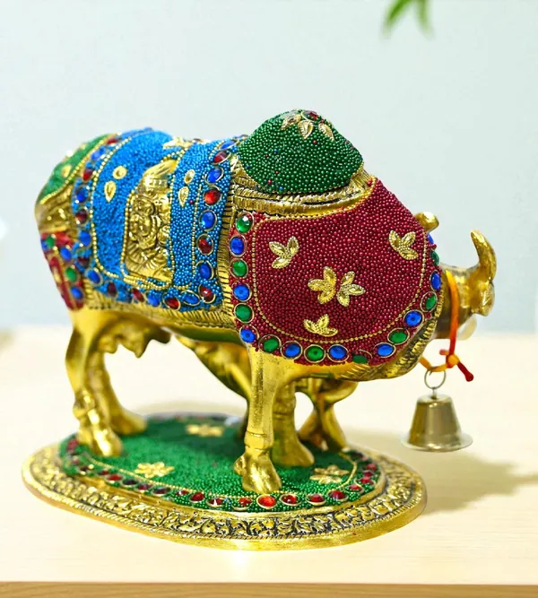 Multicolor_Metal_Premium_&_Elegant_Kamadhenu_Idol