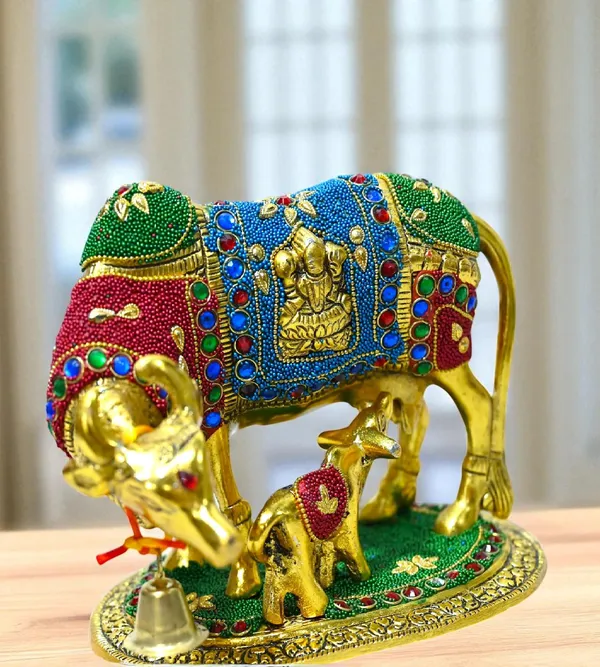 Multicolor_Metal_Premium_&_Elegant_Kamadhenu_Idol
