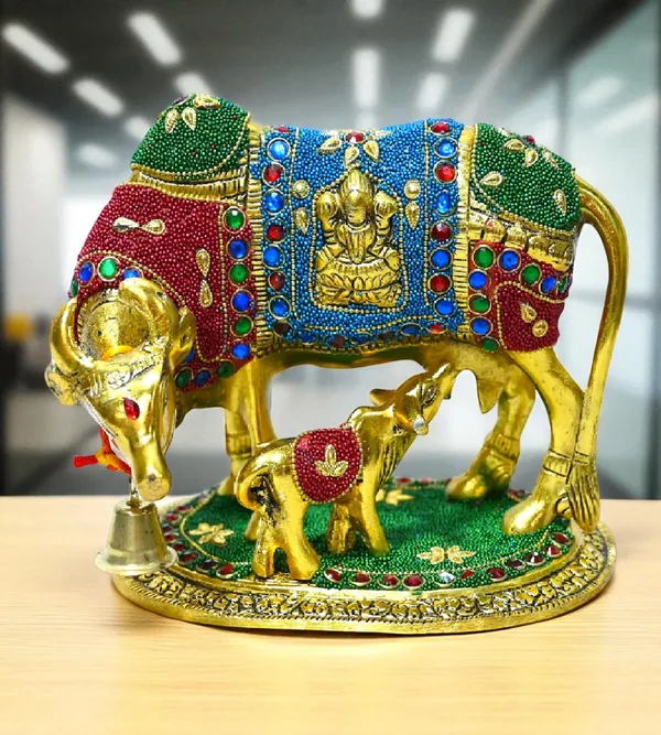 Multicolor_Metal_Premium_&_Elegant_Kamadhenu_Idol