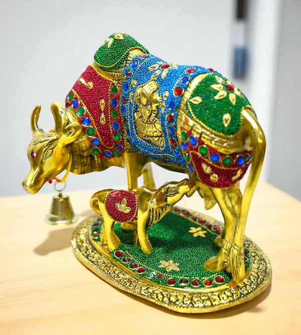 Multicolor_Metal_Premium_&_Elegant_Kamadhenu_Idol