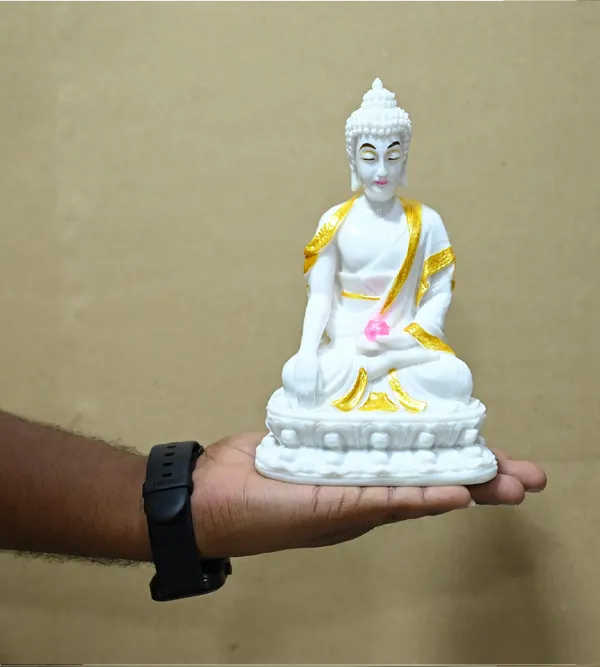 White_Marble_Premium_&_Elegant_Buddha_Idol