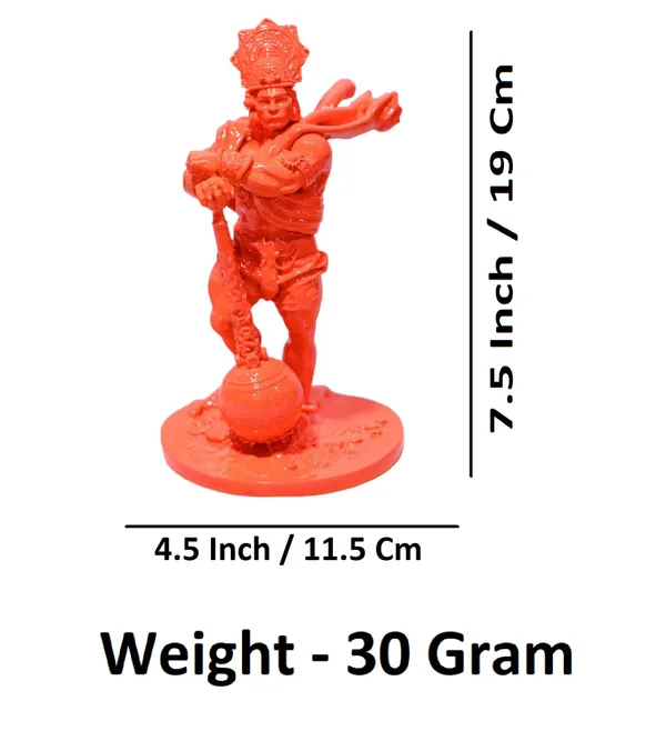 Orange_Marble_Premium_&_Elegant_Hanuman_Idol