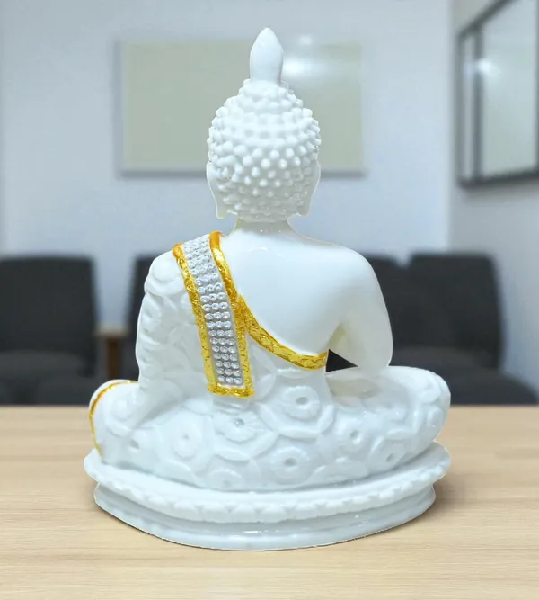 White_Marble_Premium_&_Elegant_Buddha_Idol