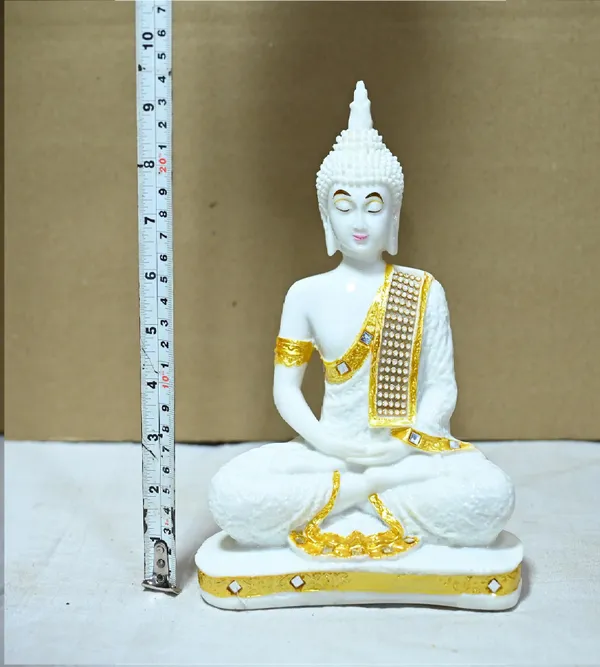 White_Marble_Premium_&_Elegant_Buddha_Idol