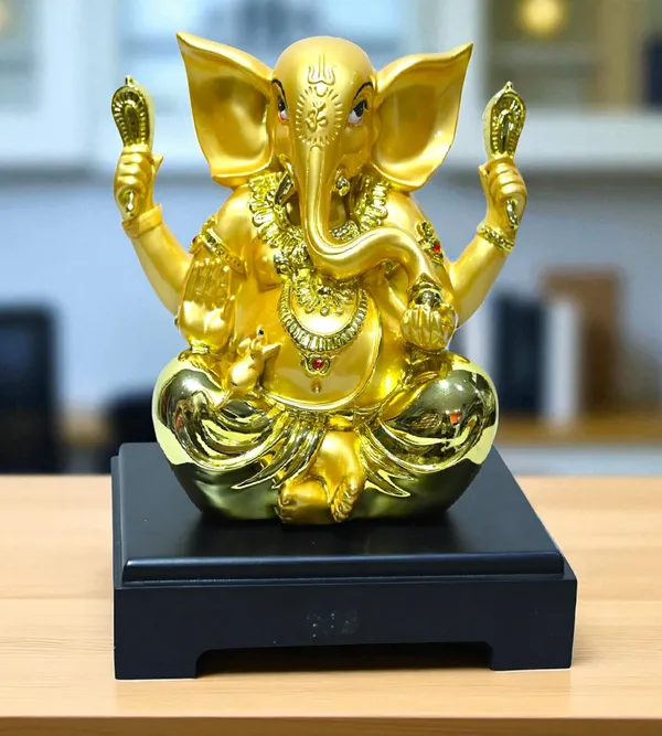 Gold_Marble_Premium_&_Elegant_Ganesha_Idol